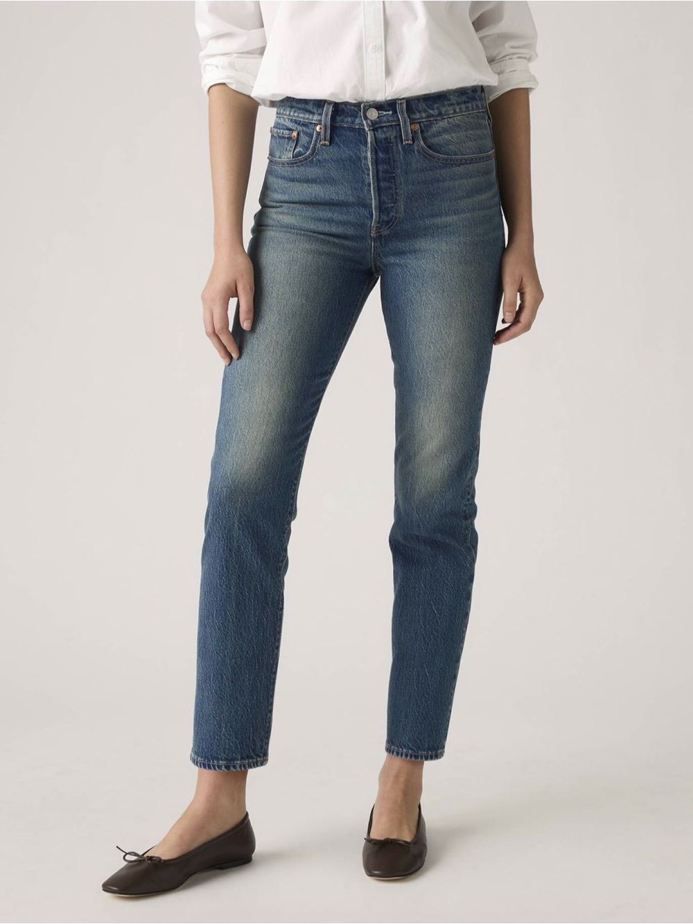 Levi’s Wedgie Straight Ankle Jeans 27x28